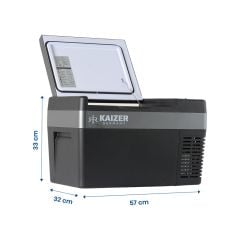 KAIZER KZR-25 Litre 12/24V Taşınabilir Araç Buzdolabı