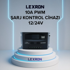 Lexron 10 Amper PWM Şarj Kontrol Cihazı
