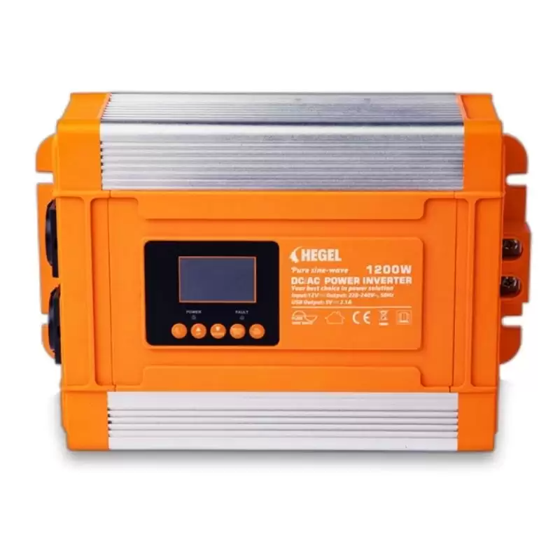 Hegel 1200 Watt 12 Volt Tam Sinüs PX Serisi İnverter LCD Göstergeli