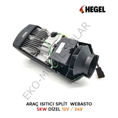 Hegel KARAVANLAR İÇİN ARAÇ ISITICI SPLİT WEBASTO 5KW DİZEL 12V