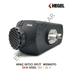 Hegel KARAVANLAR İÇİN ARAÇ ISITICI SPLİT WEBASTO 5KW DİZEL 24V