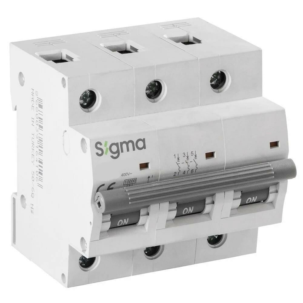 Sigma 1SL380C 3X80A 10kA C Serisi Otomatik Sigorta