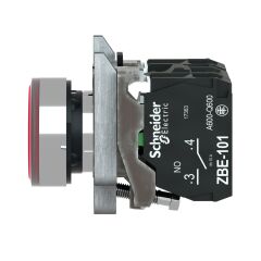 Schneider Electric XB4BW34B5 Işıklı Buton Kırmızı 24VAC/DC