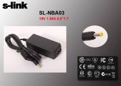 S-Link Sl-Nba03 19V-1.58A Hp Netbook Adaptör 4.8x1.8 Uç