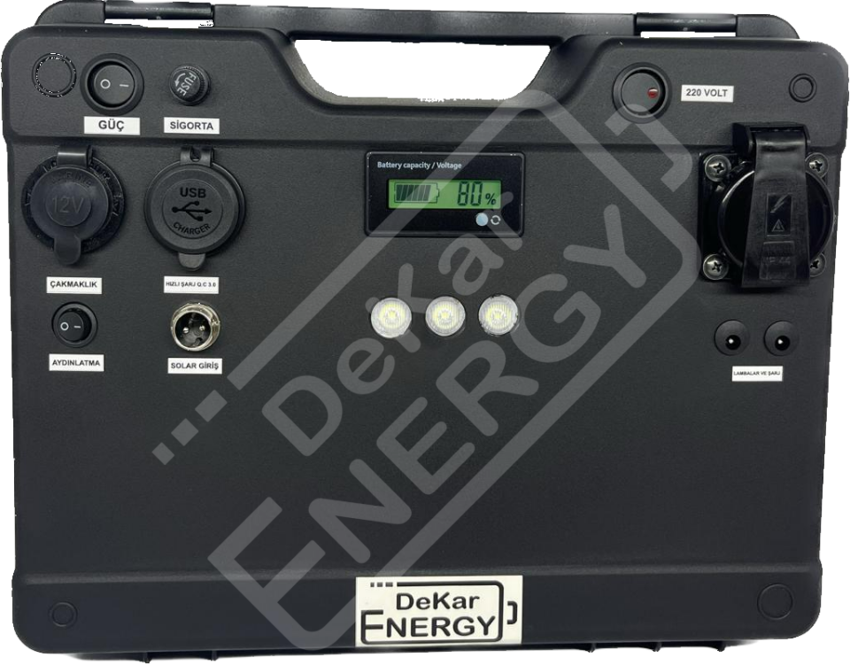 Taşınabilir Güç Kaynağı DK-300-BLACK