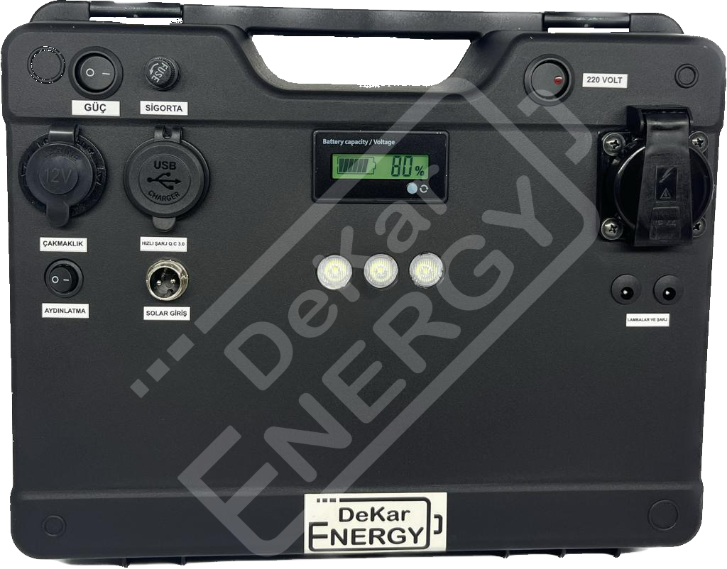 Taşınabilir Güç Kaynağı DK-600-BLACK