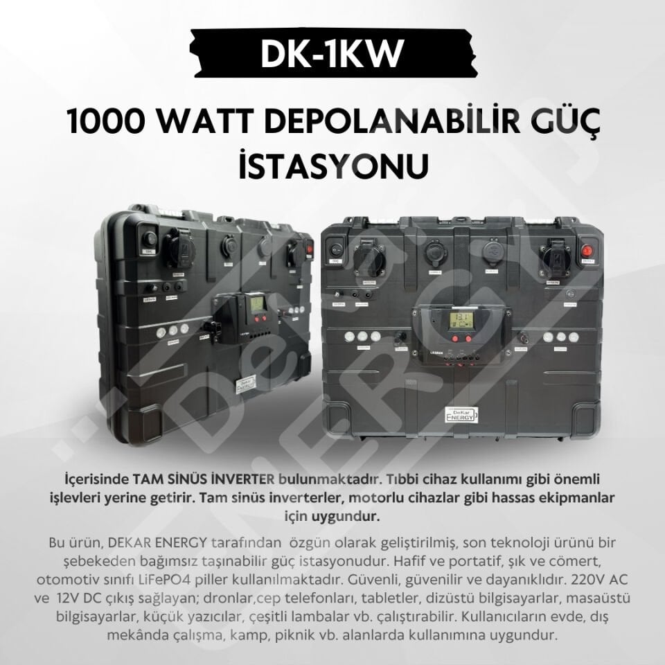 Taşınabilir Güç Kaynağı DK-1KW