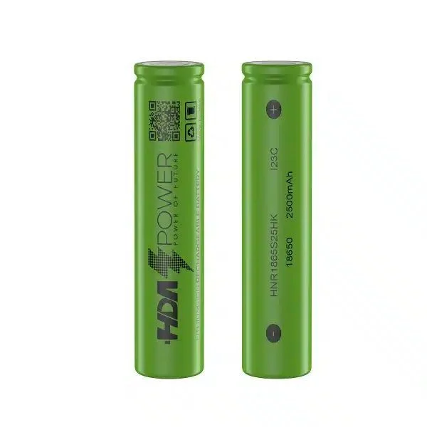 HDA Power 2500 mAh 12C 18650 Şarjlı Lityum iyon Pil