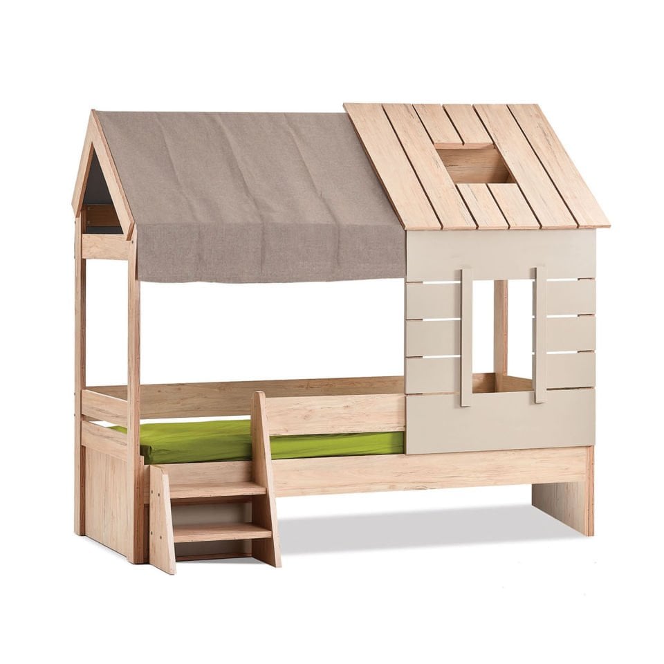 My House Bed with Roof 90x200cm
