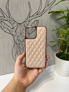 iPhone Uyumlu Baklava Desenli Deri Kılıf