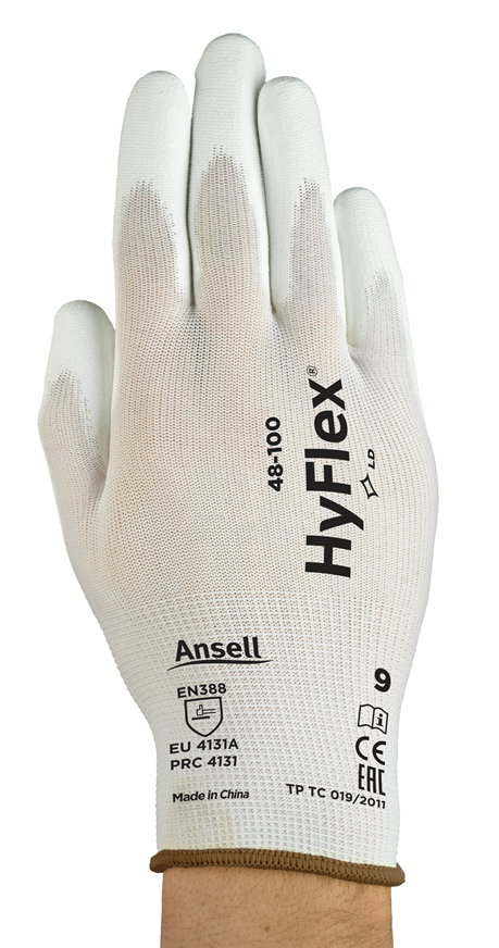 ANSELL HYFLEX 48-100 NO:9 PU KAPLI AŞINMA DİRENÇLİ MONTAJ ELDİVENİ
