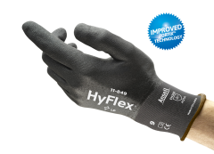 ANSELL HYFLEX 11-849 NO:10 KÖPÜK NİTRİL KAPLI ÖRGÜ BİLEK AŞINMA VE ISI DİRENÇLİ MONTAJ ELDİVENİ