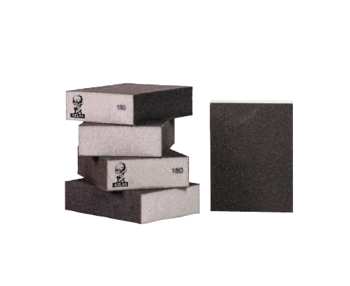 ATLAS SÜNGER ZIMPARA 4 TARAFLI 96x68x26 MM 100 KUM