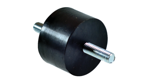 KAUÇUK TAKOZ ÇİFT TARAF CİVATALI D:80xH:60 M12x40