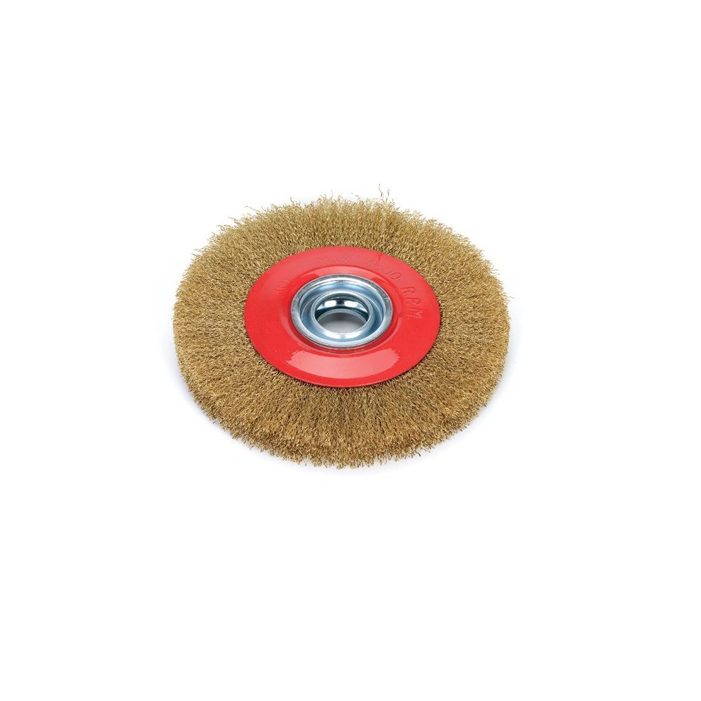 DAİRE FIRÇA SARI TELLİ 125 MM