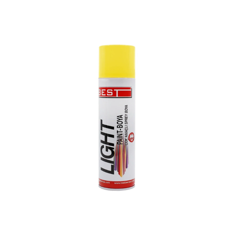 BEST LİGHT SPREY BOYA SARI 250 ML