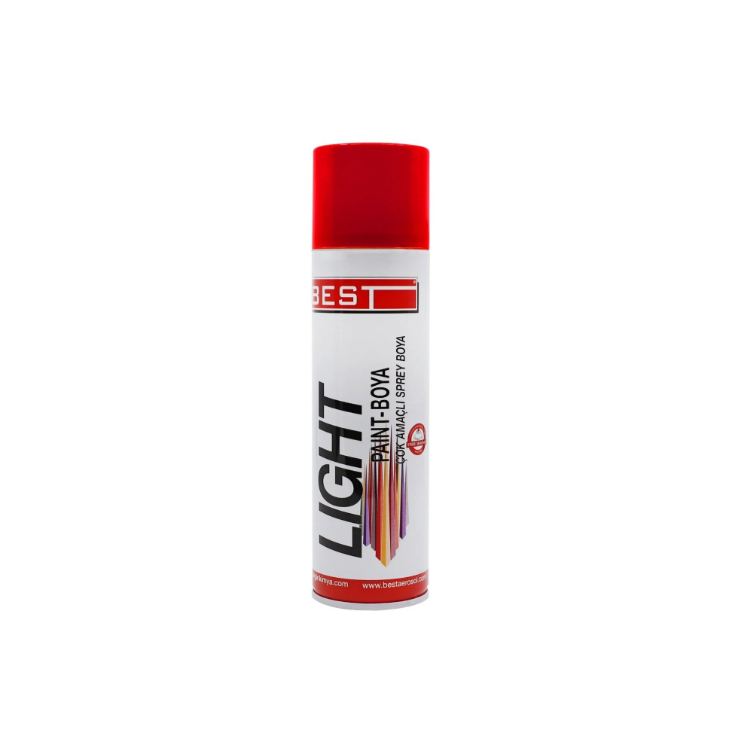 BEST LİGHT SPREY BOYA KIRMIZI 250 ML
