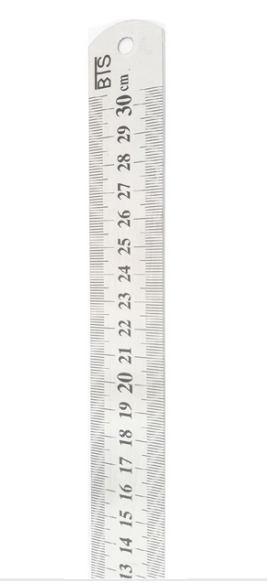 BTS 12257 ÇELİK CETVEL 300x30 MM
