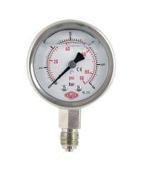 Q40 0-10 BAR GLİ. ARKA ÇIKIŞ MANOMETRE