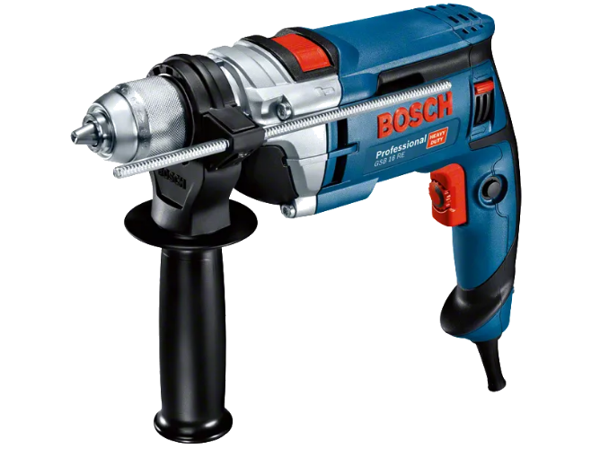 Bosch Professional GSB 16 RE Darbeli Matkap 750 W, Anahtarsız Mandren