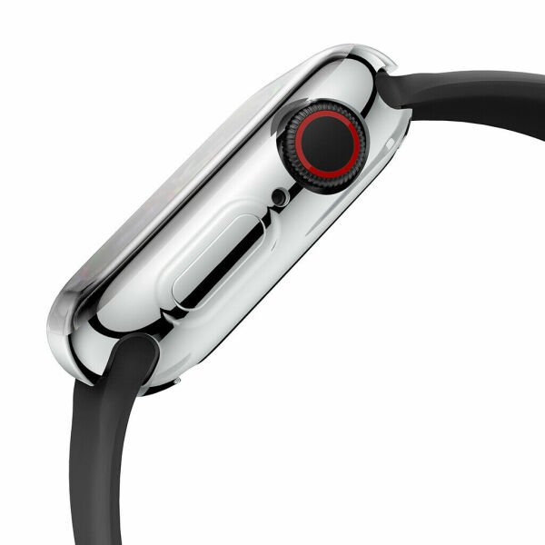 Apple Watch 4 5 6 40 mm Silikon Kapak Kılıf Ekran Koruyucu