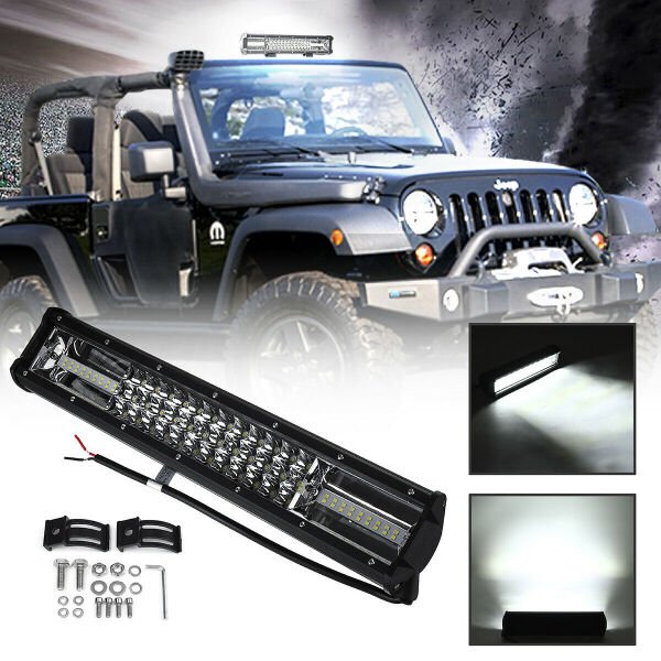 540w 180 Combo Led Delici&Yayıcı Off Road Lambası Projektör 100cm