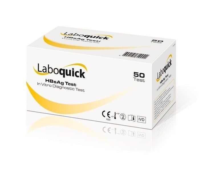 Laboquick HBsAg Kaset Test 50 Adet