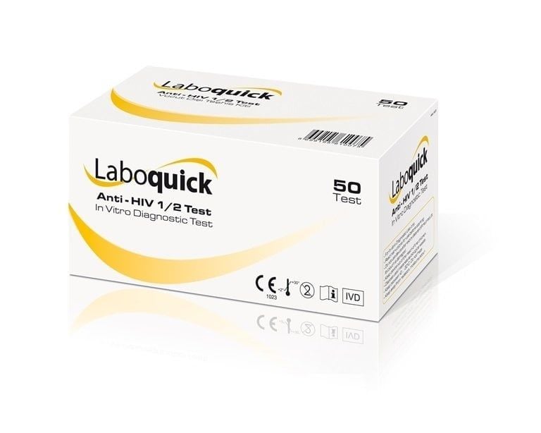 Laboquick Anti HIV 1/2 Kaset Test 50 Adet