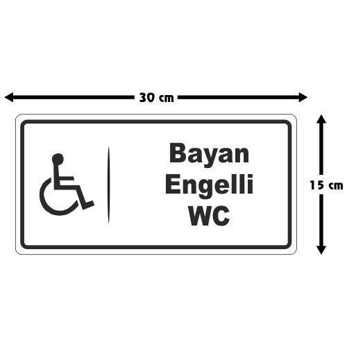 Bayan Engelli Wc Tabelası