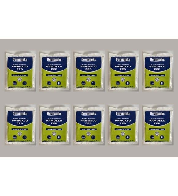 Pamuklu Ped Dermateks 10*10