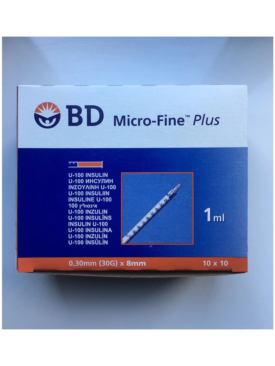 Enjektör BD Microfine 1ml (0.30*8mm) 10'lu