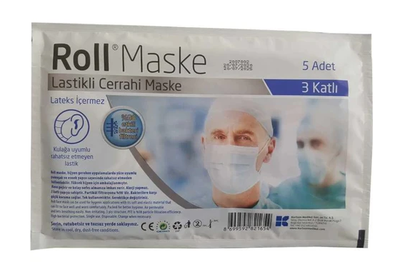 Maske Roll 5 li Zarf