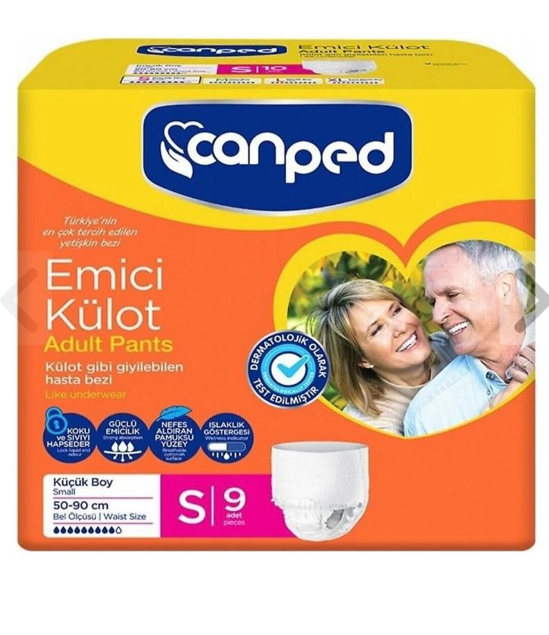 Hasta Alt Bezi Canped Külotlu 9'lu Smal