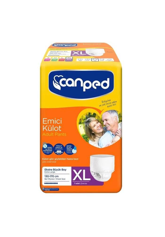Hasta Alt Bezi Canped Külotlu 7'li Xlarge