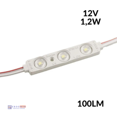 BEYAZ ÜÇLÜ MODÜL LED 12 VOLT 1,2 WATT