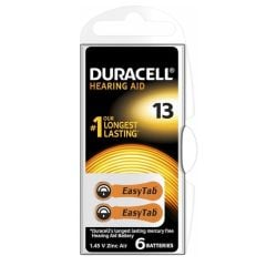 Duracell Activair 13 Numara İşitme Cihazı Pili 6'lı Paket