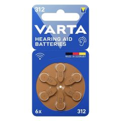 Varta 312 Numara İşitme Cihazı Pili 6'lı Paket