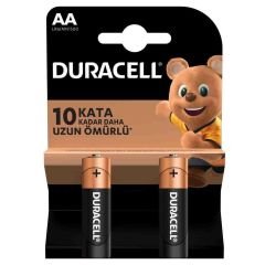 Duracell LR6/MN1500 Alkalin AA Kalem Pil 2'li Paket