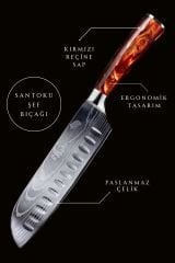 Japon Santoku Şef Bıçağı