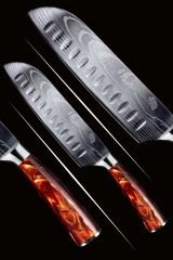 Japon Santoku Şef Bıçağı