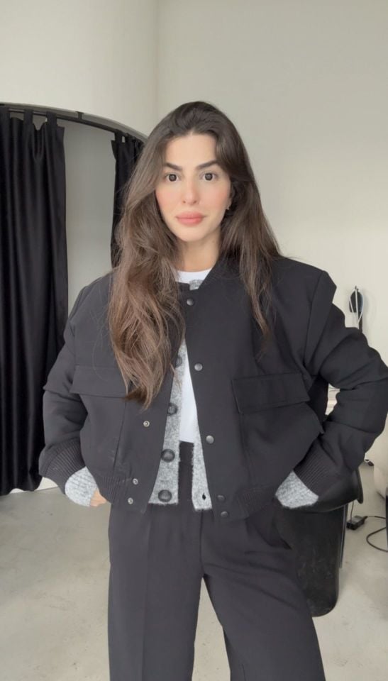 Orjinal marka premium kalite vatkalı siyah bomber