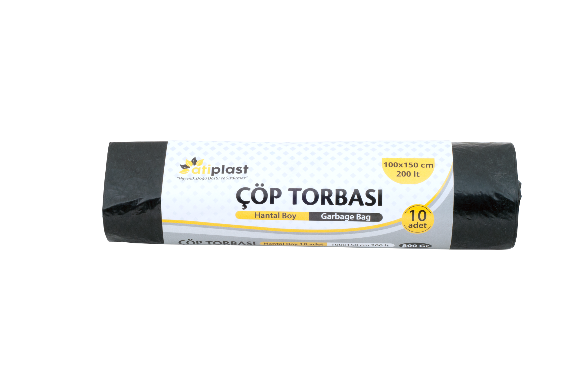 Atiplast Çöp Poşeti Endüstriyel Hantal 100X150 800 Gr.10 Lu Rulo