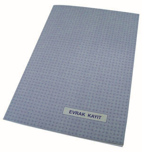 Evrak Kayıt Defteri Karton Kapak 40 Yaprak