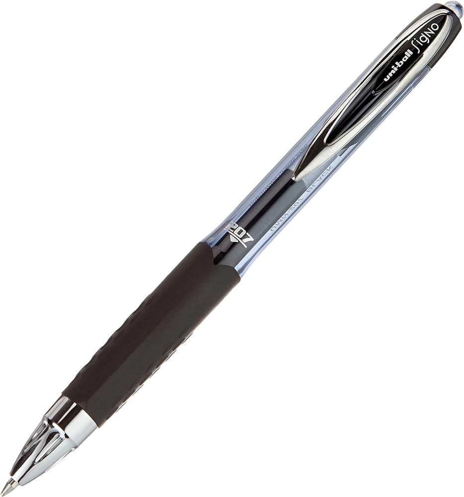 Uniball Jel Kalem Umn-207 Kalem 0.7 Mm.Siyah - 12 Li Kutu