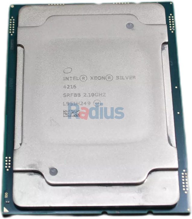 Dell CPU Intel® Xeon® Silver 4216 (2.10 - 3.20 Ghz, 16 Core, 22 MB, 100W, Turbo, HT)