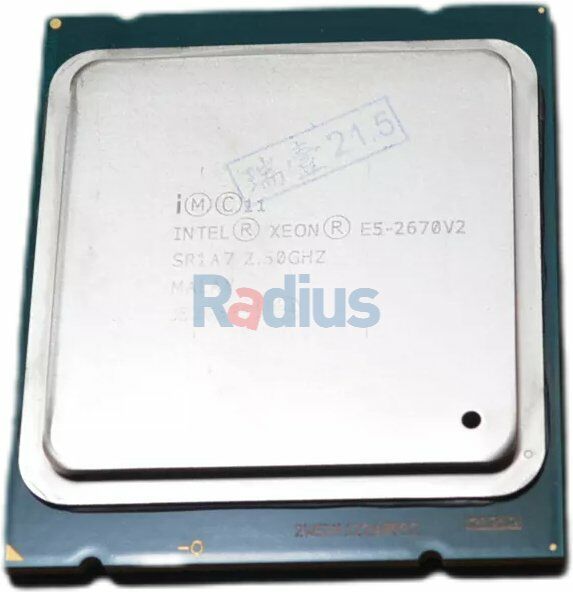 Dell CPU Intel® Xeon® E5-2670 v2 (2.50 - 3.30 Ghz, 10 Core, 25 MB, 8.0 GTs, 105W, Tubo, HT)
