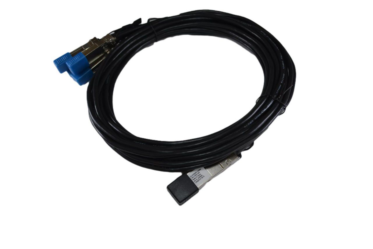 DELL Networking Cable 100GbE QSFP28 to 4xSFP28 Passive Copper Breakout Cable, 3Metre 7R9N9