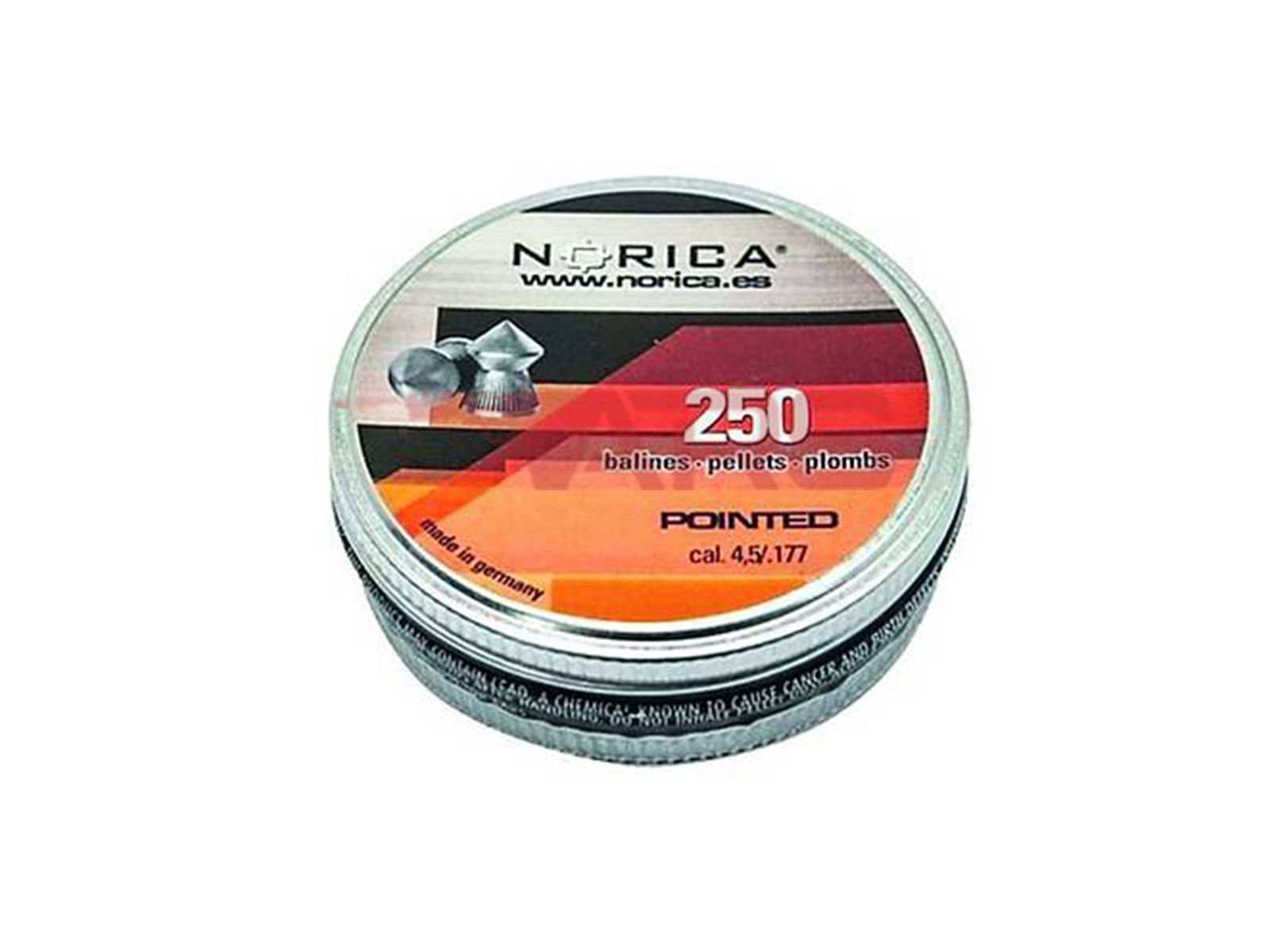 NORICA Pointed 4,5 mm Havalı Saçma *250
