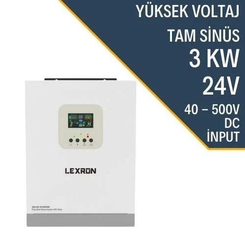 Lexron 3KW Yüksek Voltaj MPPT Tam Sinüs Akıllı Inverter