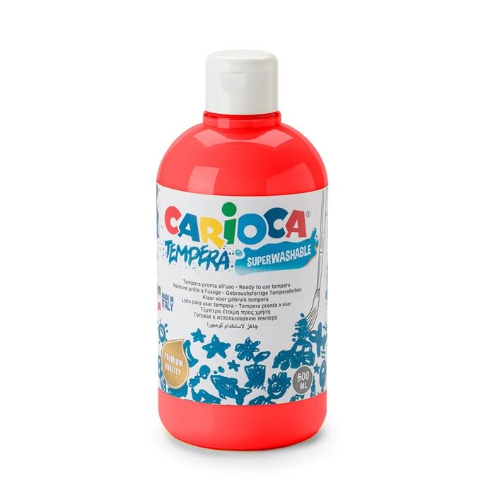 TEMPERA SULUBOYA SÜPER YIKANABİLİR KIRMIZI 500 ML.